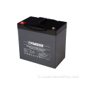 Batterie de plomb de gel de cycle profond de 12V 55Ah